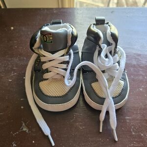 DC Black and White Kids Sneakers